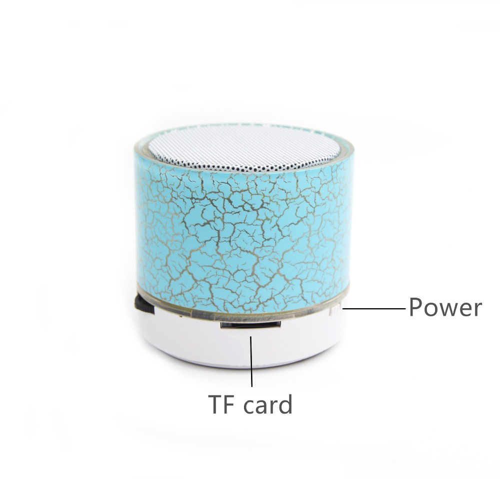 LED Light MINI Bluetooth A9 TF USB Wireless Portable Music Sound Speaker